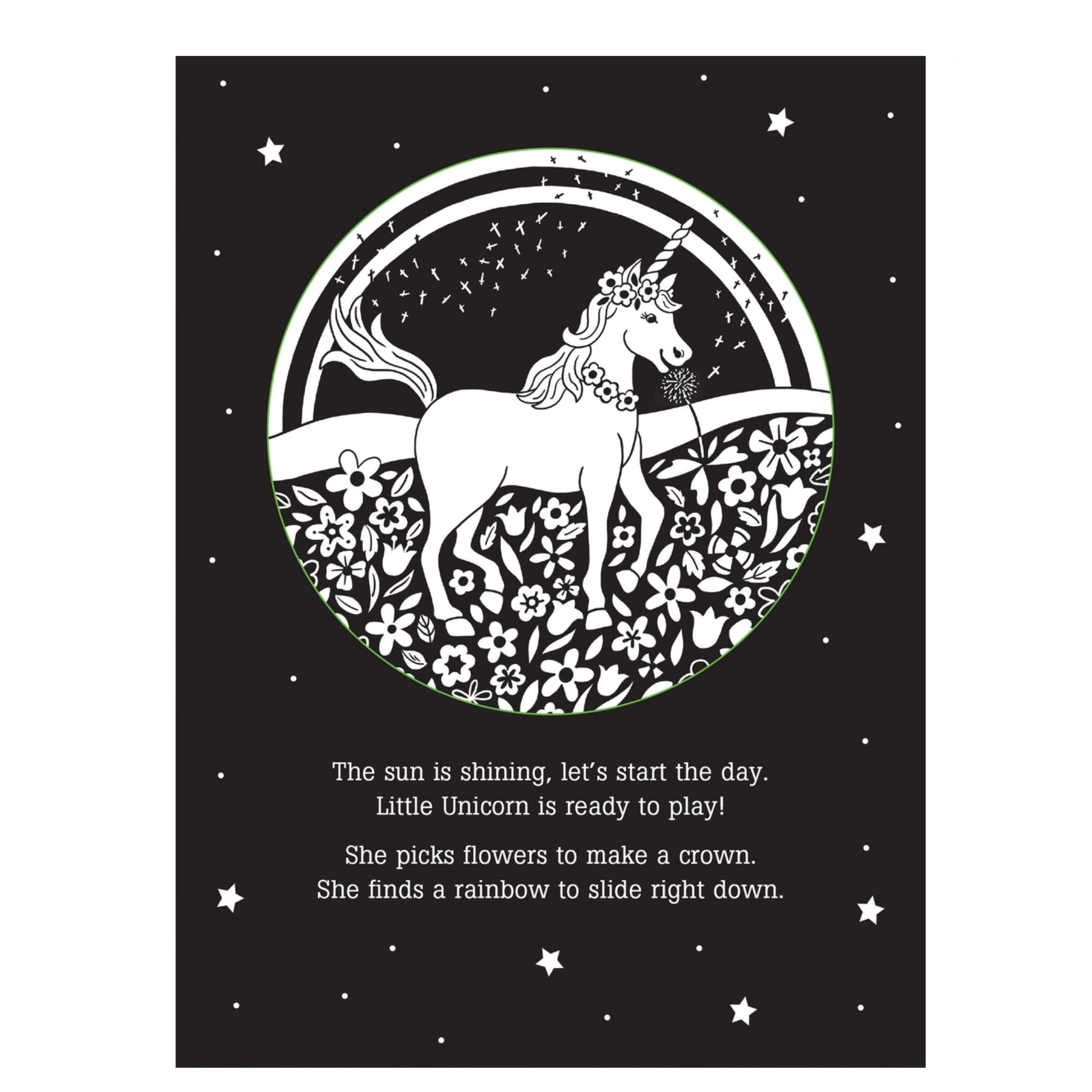 Unicorn Flashlight Book