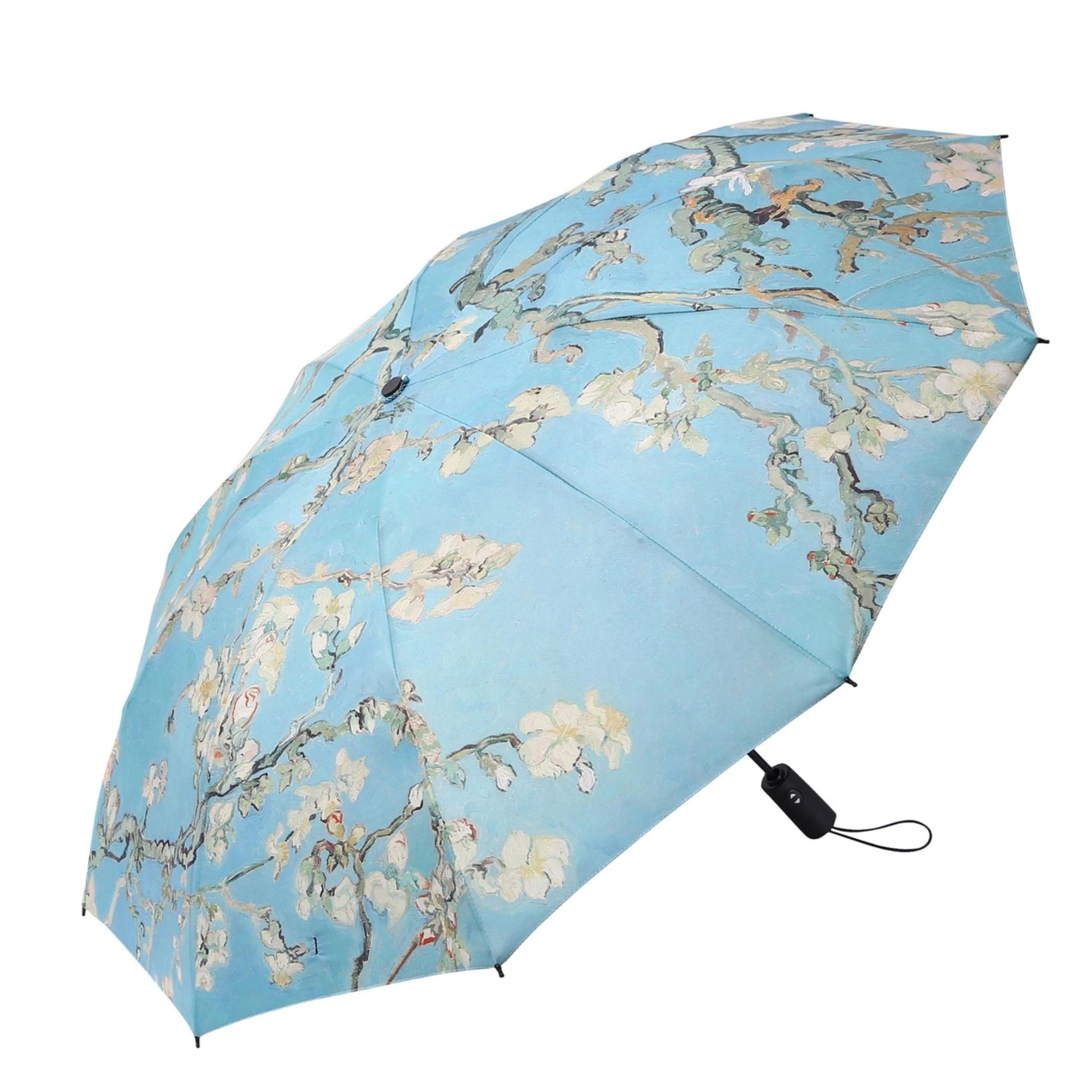 Van Gogh Almond Blossom Blue Floral Folding Umbrella