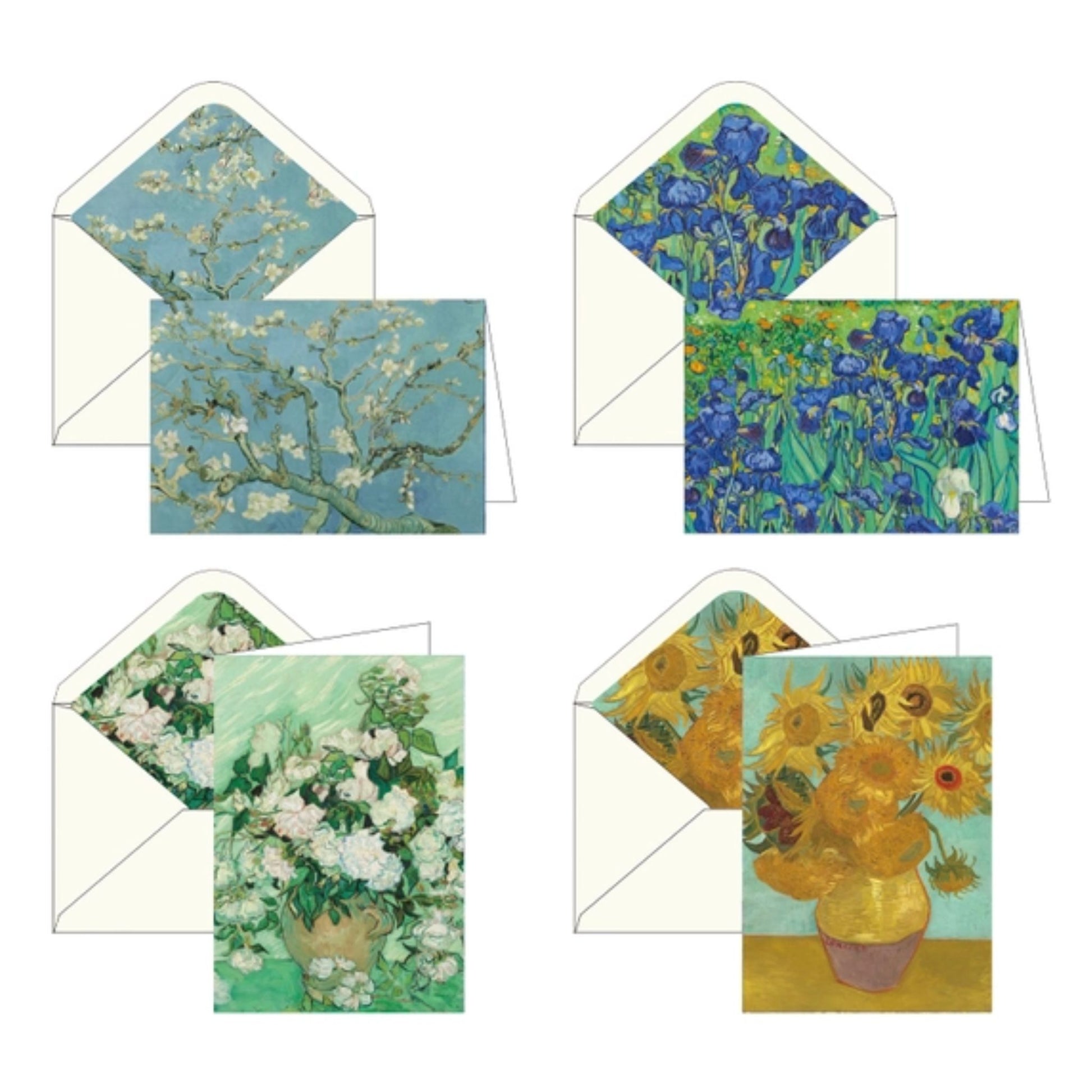 Van Gogh Flowers - Note Cards Set of 16