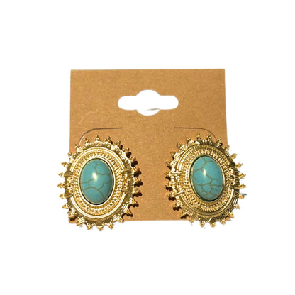 Vintage Inspired Turquoise Earrings