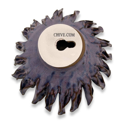 Violet Blue Ceramic Floral Bloom for Tablescape Wedding Decoration