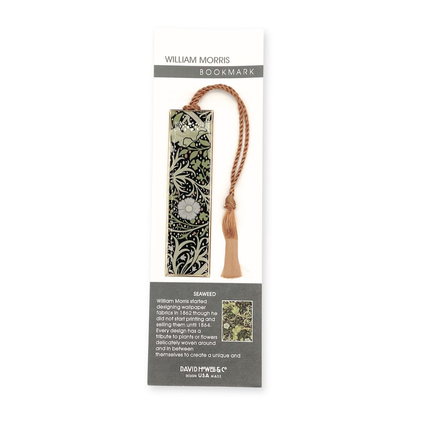 W. Morris Seaweed Nature Inspired Bookmark