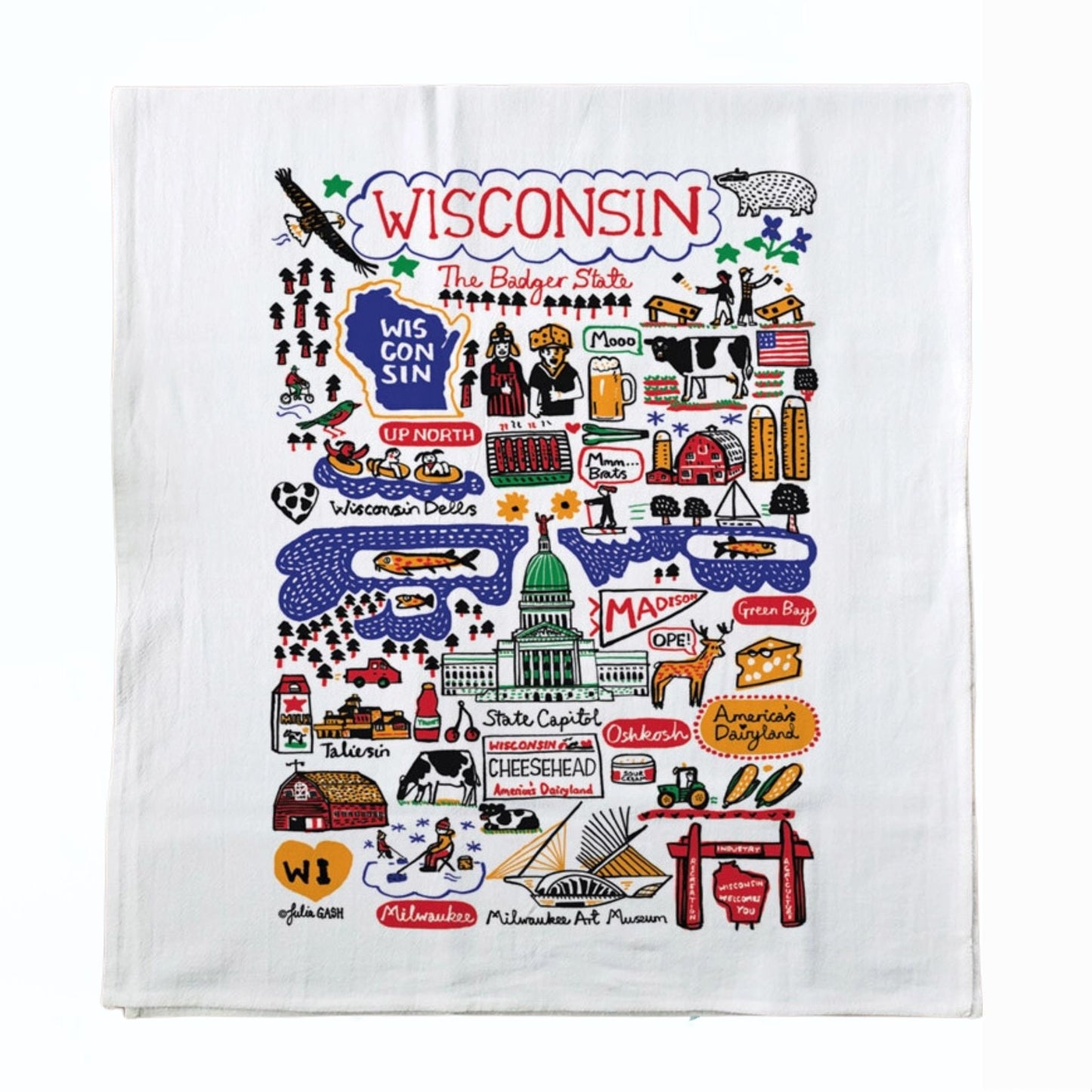 WI Tea Towel Gift