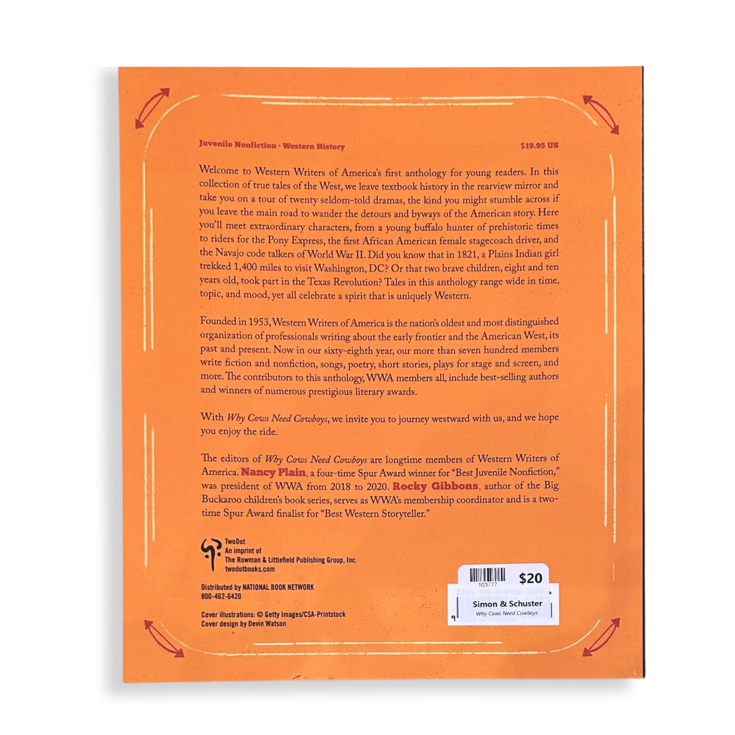 Why Cows Need Cowboys book - Nancy Plain Rocky Gibbons