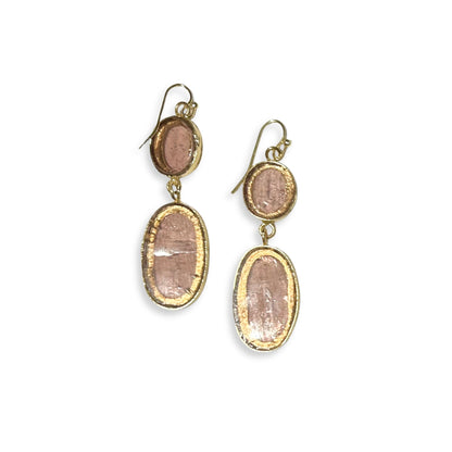 Window Pane Purple Earrings