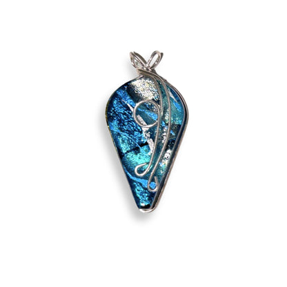 Wisteria Pendant Turquoise Blue