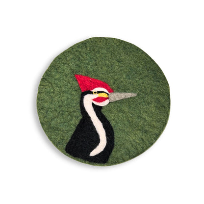 Woodpecker Felted Trivets