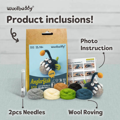 Wool Buddy Angler Fish Felting Activity