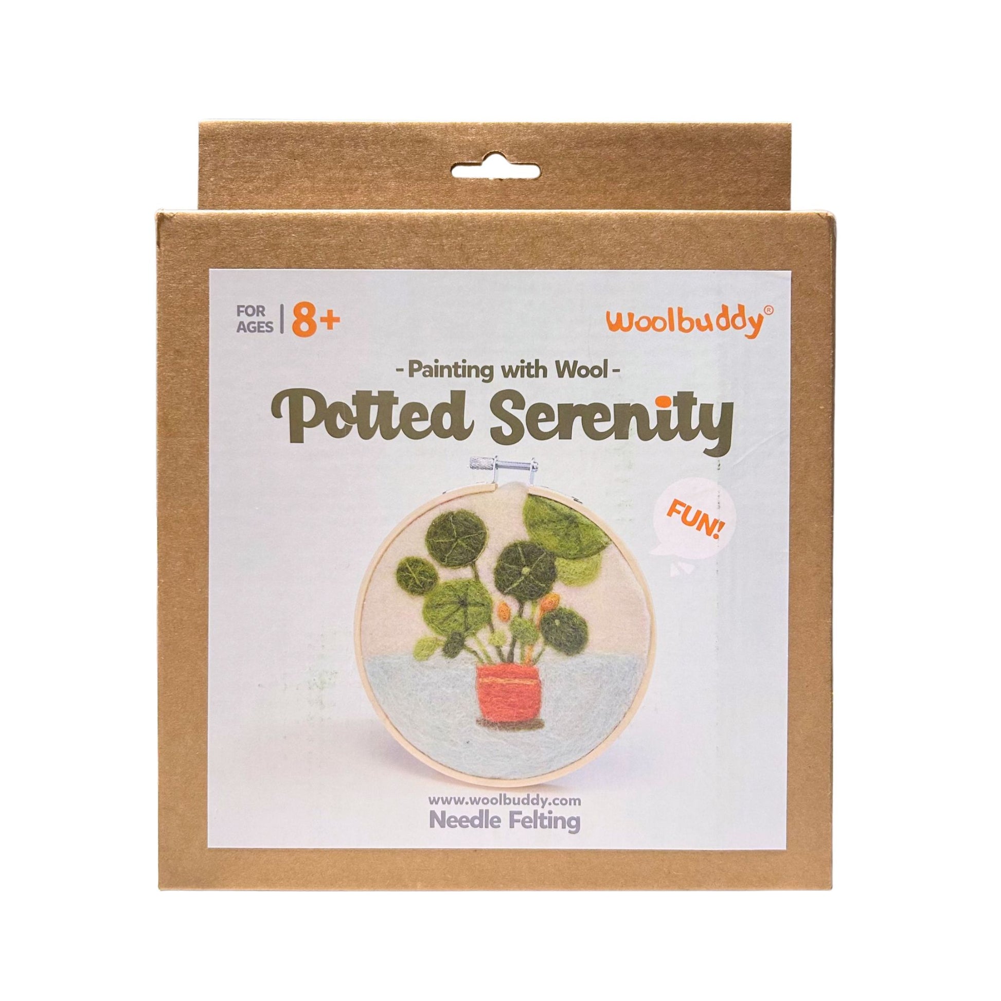 Wool Paint Kit of Potted Plant