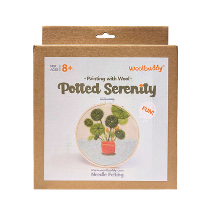 Wool Paint Kit of Potted Plant