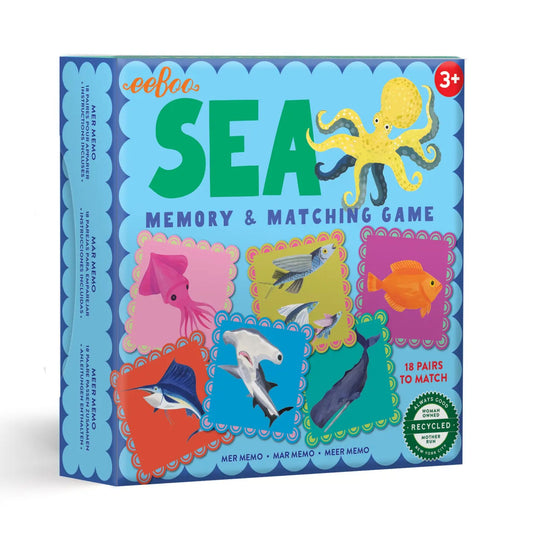 eeboo ocean Memory Match Game