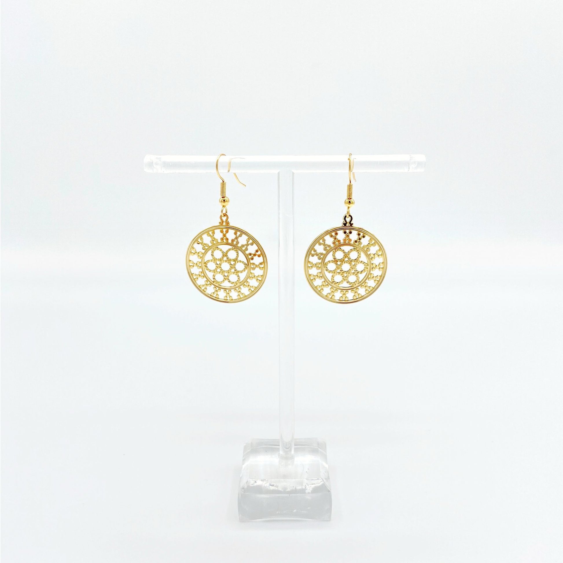 Rosette Earrings