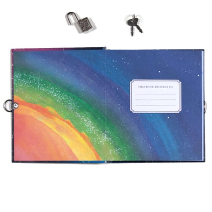 Space Journal with lock and key